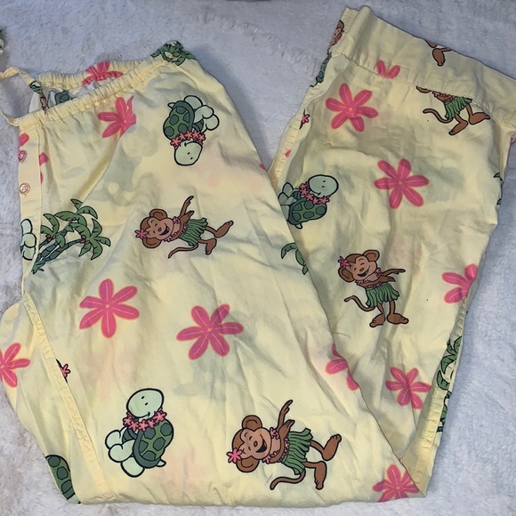 Aeropostale Other - Small Aeropostale monkey Turtle pajama pants VINTAGE sleep